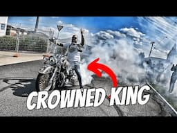 Most INSANE Badass Burnout Of Any Custom Harley Show?