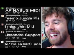 MASTERS HERE I COME | Viewer Picks to Challenger | AP Nasus, Teemo Jg, Jhin Mid, Liss Sup, AP Kaisa