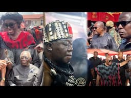 Prez Mahama, Nana Addo, Fmr Prez Kufuor, Asiedu Nketiah Storm Mamponghene’s Grand Funeral