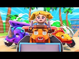 EVIL VILLAIN HYPNOTIZED Animal Car City! Help, Rescue Squad! | Super Truck Rescue Team