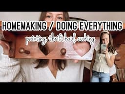 HOMEMAKING: THRIFT HAUL, COOKING & PAINTING