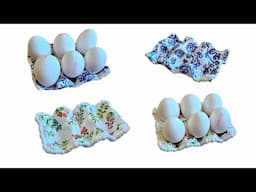 Egg Tray from Air dry clay/ Great Ideas For A STUNNING Home Makeover