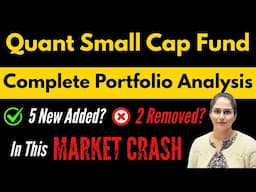 5 Stocks Quant Small Cap Fund is Buying in this Last 3 Months | FULL Portfolio Analysis