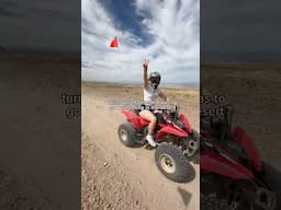 Turns out all I needed was to go 4 wheeling in the desert 🙂 #4wheeling #atv #lasvegas