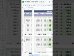 Overwhelmed trying to keep track of your bills? This Google Sheets Bill Tracker will help! 💸