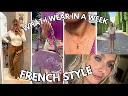 What I wear in a week: Sézane & French Outfits, makeup, I made my jewel!