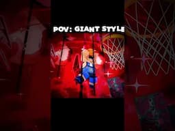 POV: Giant Style ☠️ #shorts #basketballzero