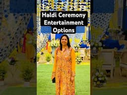 Haldi Ceremony Entertainment best options #haldimehndi #haldiceremony #haldi #destinationwedding