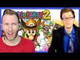 IS THIS THE BEST MARIO PARTY??!! Reacting to "Mario Party 2 | Party Harder" by Scott The Woz