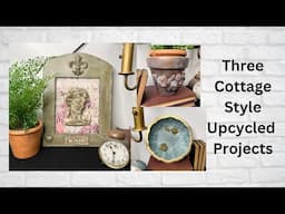 Cottage Style Upcycles Using Iron Orchid Designs, Thrifted Decor Makeovers, IOD Moulds