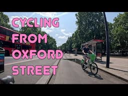 🚲 The best way to cycle from Oxford Street to Oval without traffic