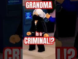 My GRANDMA is Secretly a CRIMINAL!? #roblox #shaneplays2