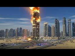 Dubai’s 67-Storey Tower Erupts in Flames — 3,800 Residents Flee in Terror!