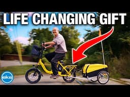 He Couldn’t Believe It - Homeless Man’s E-Bike Surprise