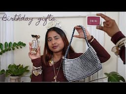 Unboxing my birthday gifts 🎂🎁| Soda tab bag!? FAME by Rabanne, Dior & more