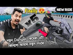Finally আমাৰ নতুন camera আহি গল 😍 Ready For Ride with my New Insta360 x5 | Full Assamese Review