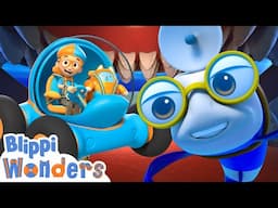 Say Hi to Blippi’s Ocean Buddies! 🐠🧡🌊 | Blippi Wonders Educational Videos for Kids