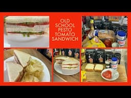 OLD SCHOOL PESTO TOMATO SANDWICH/This Is One Of My Favorite Summertime Sandwiches/So Refreshing