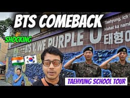 TRUTH ABOUT BTS COMEBACK? SHOCKING KIM TAEHYUNG SCHOOL TOUR 😱 | INDIANS BTS ARMY
