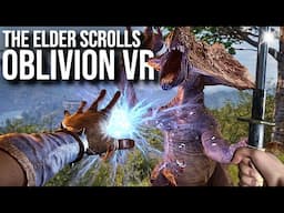 You Can ALREADY Play OBLIVION REMASTERED in VR! // Oblivion Remastered VR Gameplay