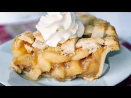 Caramel apple pie with an all butter flaky crust