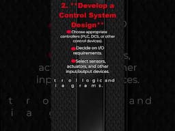 Develop a Control System Design #controlwiring #electricalwiring #industrialcontrolpanel