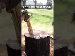 Expert Carving Technique!  #woodscrafttips #spooncarving
