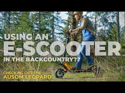 Testing the Ausom Leopard e-scooter...can it really perform off pavement?