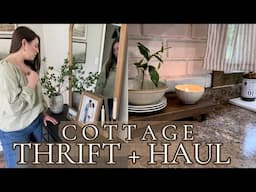 Vintage Thrift Haul + Decorate With Me | Cozy Cottage-Style Finds