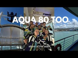 🚢 ALLURE OF THE SEAS | Behind the scenes of Aqua 80 too Rehearsals 🌊