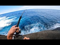 Cliff and Beach fishing with my nephew
