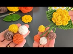 💲💲I Made Money with This Super Easy Crochet Flower Ball Keychain! Sell and give as a gift