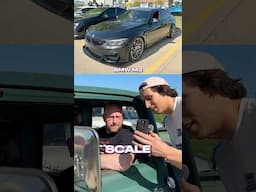 He gave his BMW M3 a 4!