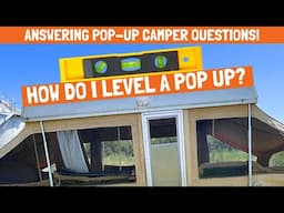 How to level a camper?