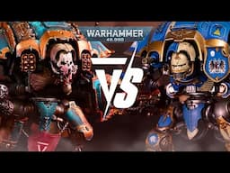 Chaos Knights Vs Imperial Knights: 2000pts Warhammer 40K Battle Report