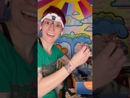 We paint together during the day and I do extra at night #momlife #vlog #parenting #artist #art