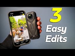 3 EASY Ways to edit 360 video for BEGINNERS!