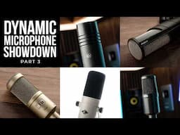 Dynamic Microphone Comparison: Part 3 (Shure, RODE, Heil Sound, Aston, Audix, Universal Audio)