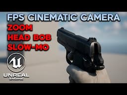 Advanced First-Person Camera in UE5: Zoom, Bullet Time & Dynamic Focus || Unreal Engine 5 Tutorial