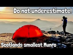 🏴󠁧󠁢󠁳󠁣󠁴󠁿 Solo Wild Camping on Scotlands Smallest Munro