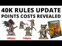 40K Rules Update - Updated Points for World Eaters and Death Guard Spotted! What's Strong Now?