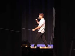 A wild bat swooped down from the rafters. How do you think I handled it? #bat #heckler #comedy