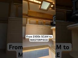 I Stopped a $100k SCAM and Turned it in to a BEAUTIFUL TINY HOME #rvlife #buslife #scammed