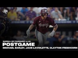 LSU Postgame: Michael Earley, Jace Laviolette, Clayton Freshcorn