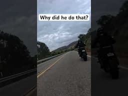 Why did he do that?