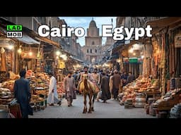 Walking Al Moez Street | Oldest Islamic Street in Cairo Egypt..
