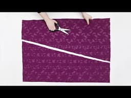 💥 Only 1 meter fabric and Sew in 10 minutes✂️Even if you are not a tailor then this is for you
