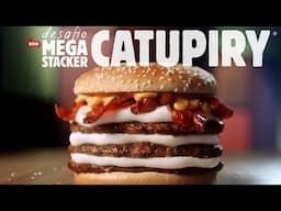 Desafio !!! Sanduíche do Burger King - Mega Stacker Catupiry 4.0 🍔