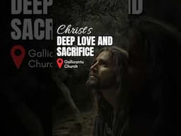 𝗖𝗵𝗿𝗶𝘀𝘁'𝘀 𝗗𝗲𝗲𝗽 𝗟𝗼𝘃𝗲 𝗮𝗻𝗱 𝗦𝗮𝗰𝗿𝗶𝗳𝗶𝗰𝗲 #jesus #bible #suffering #sacrifice