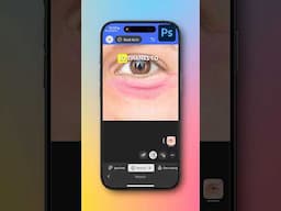 Here’s a quick Eye Retouch using Lightroom and Photoshop on iPhone.